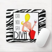 "Kun je DIVA noemen?" Muismat (Met muis)