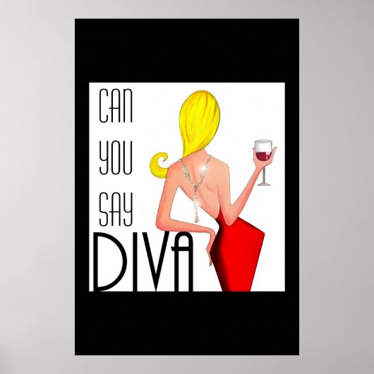 "Kun je DIVA noemen?" Poster (Voorkant)