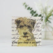 Kun je een geheim bewaren? kaart (Staand voorkant)