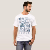Kun je gewoon... ontvanger t-shirt (Voorkant volledig)