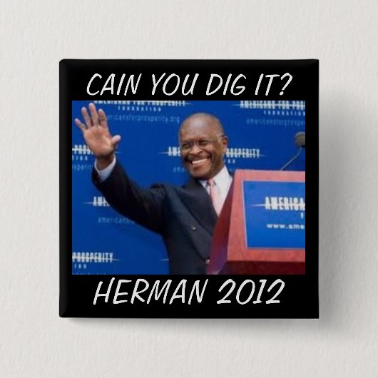 Kun je het graven? vierkante button 5,1 cm (Voorkant)