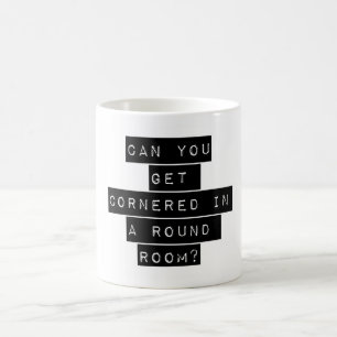 Kun je in de hoek komen kijken? koffiemok