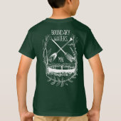 Kun je kanoën?  Boundary Waters T-shirt (Achterkant)