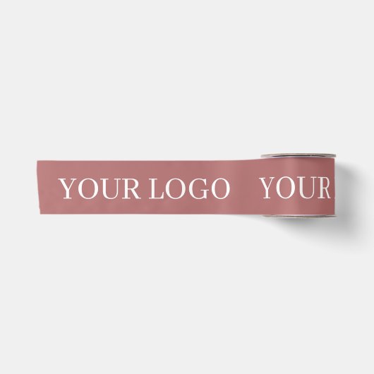 KUN JE LOGO STYL MODERN STOF ROOD SATIJNEN LINT (Voorkant)