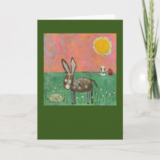 Kun je me hier horen? kaartje kaart (Voorkant)