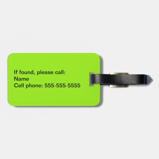 Kun je me nu even verraden? Funny Bagagelabel - Gr (Achterkant horizontaal)