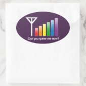 KUN JE ME NU QUEREN - PNG.NL OVALE STICKER (Tas)