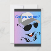 Kun je me zien? bedankkaart (Voorkant)