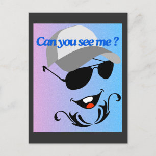 Kun je me zien? briefkaart