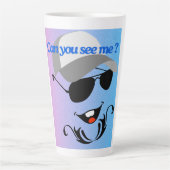 Kun je me zien? latte mok (Voorkant)