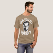 Kun je met Bobby vliegen? T-shirt (Voorkant volledig)
