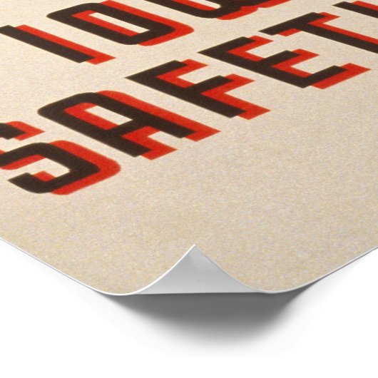 Kun je stoppen? Poster verkeersveiligheid (Hoek)