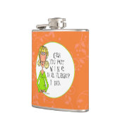 Kun je wijn in een kolf stoppen? heupfles (Links)