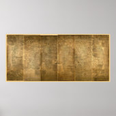 Kun yu wan guo quan tu (Wereldkaart 1602) van Ricc Poster (Voorkant)