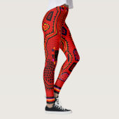 Kuna Indiaanse Gitaar Broekleggings Leggings (Rechts)