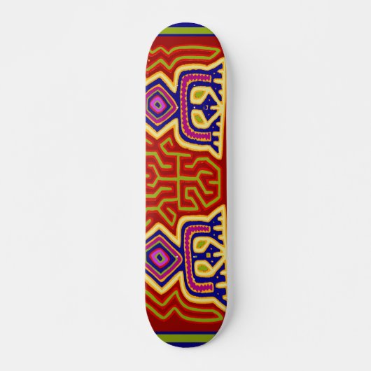 Kuna Indian Ancestral Spirit Skateboard (Voorkant)