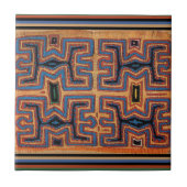 Kuna Indian Canoe Spirits Tegeltje (Voorkant)