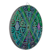 Kuna Indian Diamond Mola Dartbord (Voorkant Links)