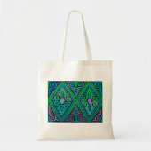 Kuna Indian Diamond Mola Tote Bag (Voorkant)