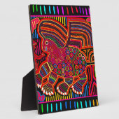 Kuna Indian Friendly Dragon Mola Fotoplaat (Zijkant)