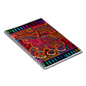 Kuna Indian Friendly Dragon Mola Notitieboek (Rechterzijde)