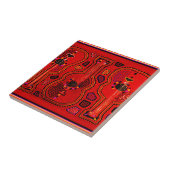 Kuna Indian Guitars Tegeltje (Zijkant)