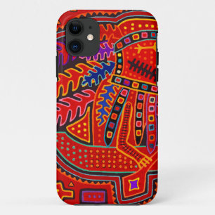 Kuna Indian Man in Canoe Case-Mate iPhone Case