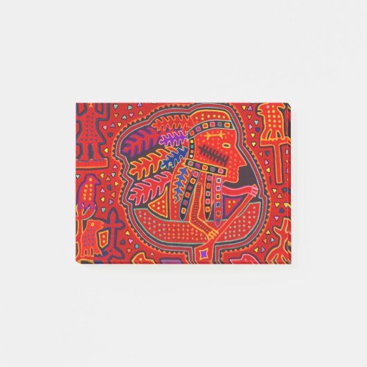 Kuna Indian Man in Canoe Post-it® Notes (Voorkant)