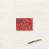 Kuna Indian Man in Canoe Post-it® Notes (Op bureau)