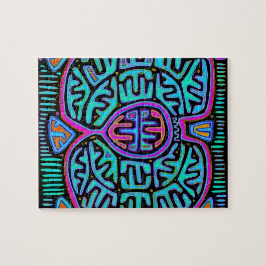 Kuna Indian Mariposa Legpuzzel (Horizontaal)