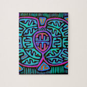 Kuna Indian Mariposa Legpuzzel (Verticaal)