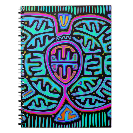 Kuna Indian Mariposa Notitieboek (Voorkant)