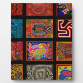 Kuna Indian Mola Collage Fotoplaat (Voorkant)