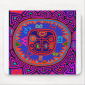 Kuna Indian Mola Compass Muismat (Voorkant)