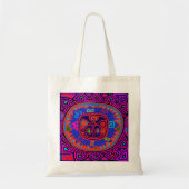 Kuna Indian Mola Compass Tote Bag (Voorkant)