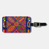 Kuna Indian Mola Flora Bagagelabel (Voorkant horizontaal)