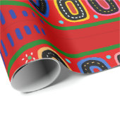Kuna Indian Mola Vis Cadeau Inpakpapier (Rol Hoek)