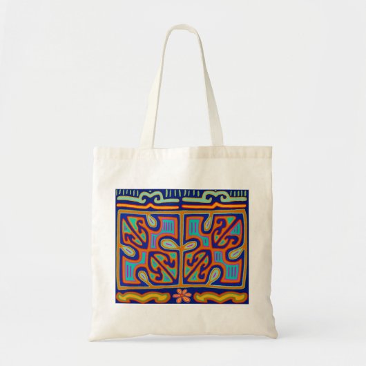 Kuna Indian Music Box - San Blas Mola Tote Bag (Voorkant)