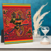 Kuna Indian Stork Bringing Baby Design Fotoplaat (Zijkant)