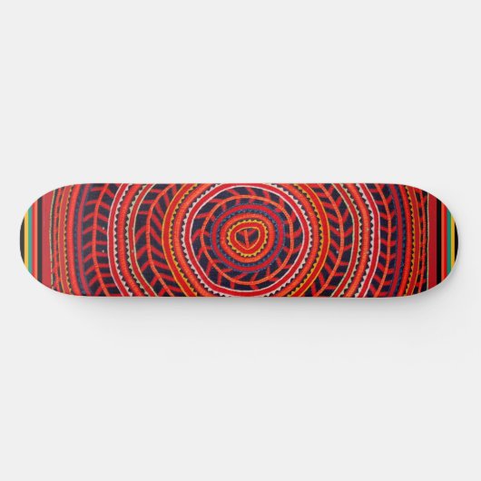 Kuna Indian Sun Universe Skateboard - Del Sol (Horizontaal)