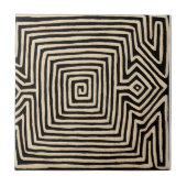 Kuna Indian Tortuga Tegeltje (Voorkant)