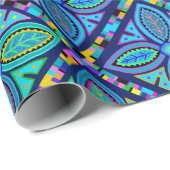 Kuna Indiase Diamant Mola Cadeaupapier (Rol Hoek)