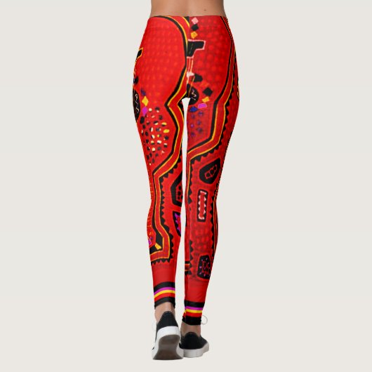 Kuna Indiase gitaar Leggings (Achterkant)