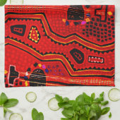 Kuna Indiase Gitaren Theedoek (Gevouwen)