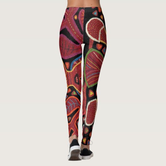 Kuna Indiase Mola Leggings (Achterkant)