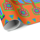 Kuna Indiase Mola Rituele Gift Wrap Cadeaupapier (Rol Hoek)