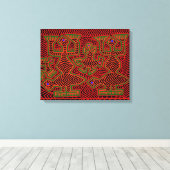 Kuna Indiase sjamaan geesten Canvas Afdruk (Insitu (Houten vloer))