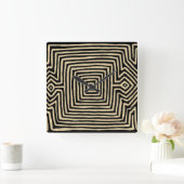 Kuna Indiase Tortuga Mola wandklok (Huis)