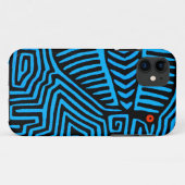 Kuna Indische Blauwe Vogel Case-Mate iPhone Case (Achterkant (horizontaal))