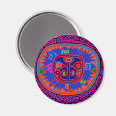 Kuna Indische Mola Kompas Magneet (Voorkant / Achterkant)